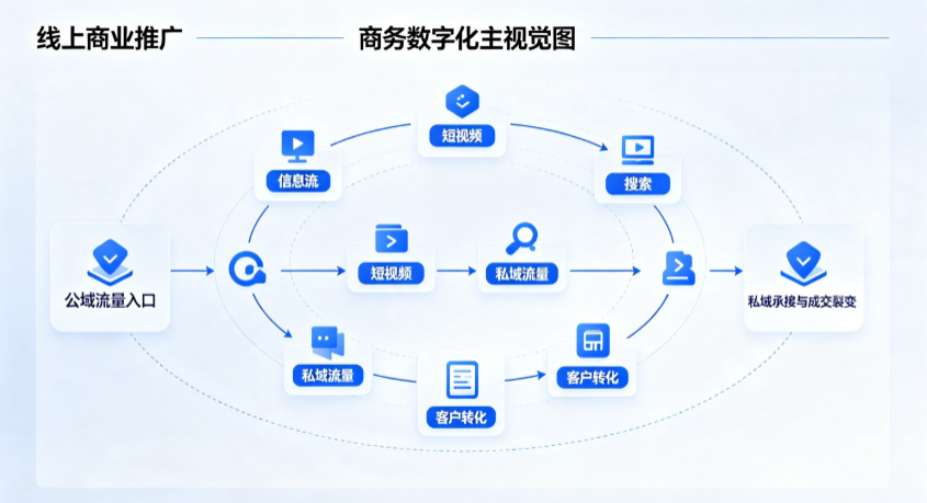 金阊区线上商业推广怎么做？全域流量闭环搭建与低成本转化实战指南